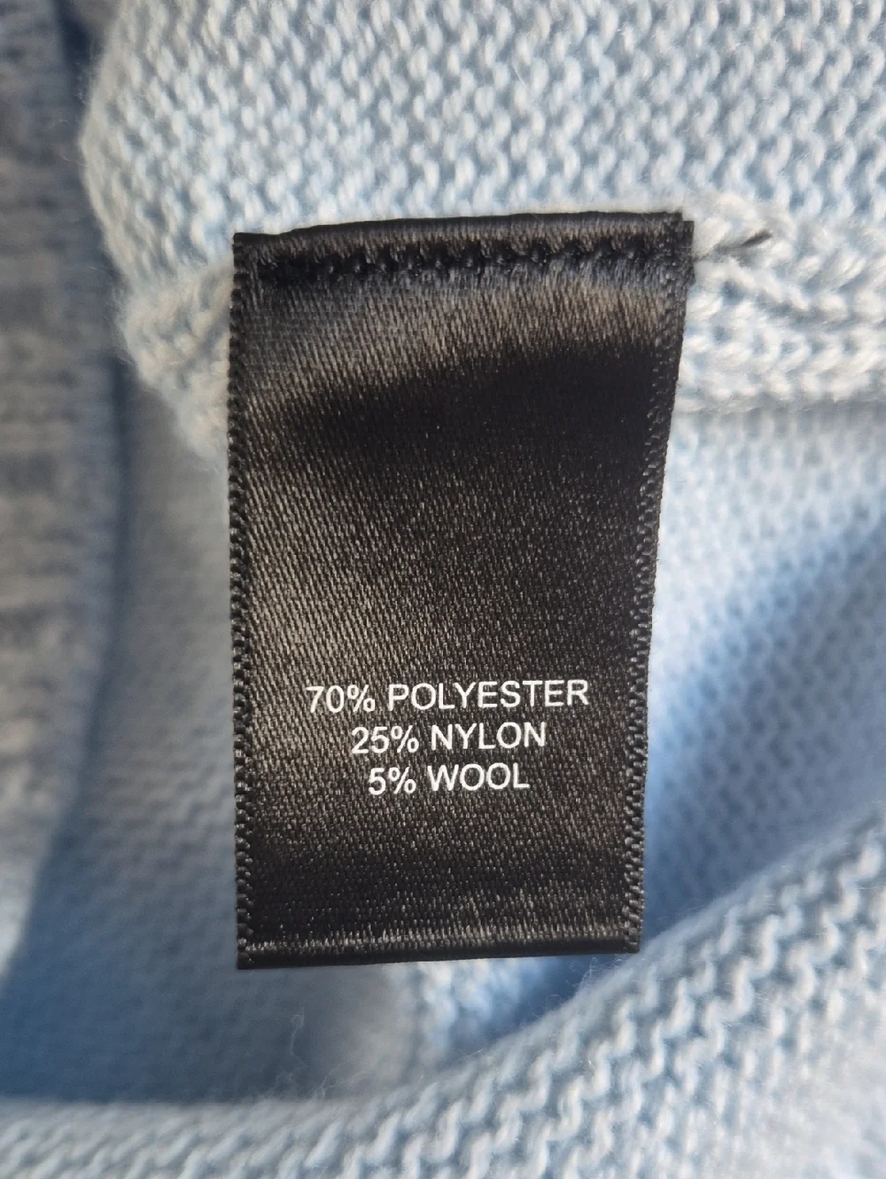Tahari Light Blue Mock Neck Knit Sweater, size S - Picture 7 of 11